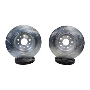 Jeep Gladiator JT Brake Rotors (2) - Rear - Baer Brakes - Slot/Zinc Finish - `20-`64